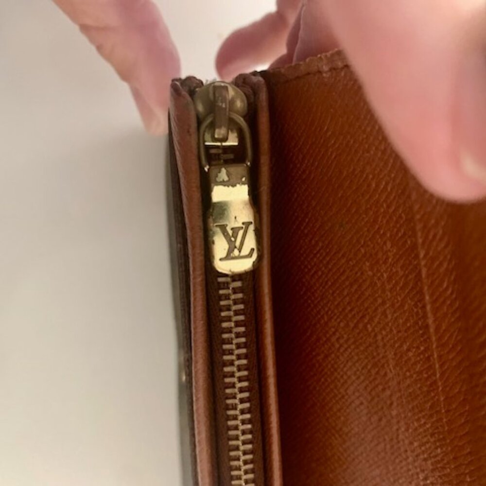 🤎 Vintage Louis Vuitton Monogram Porte Monnaie Trésor Wallet 🤎 - Picture 7 of 11